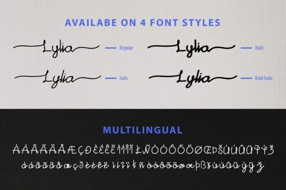 Lylia Font Poster 6