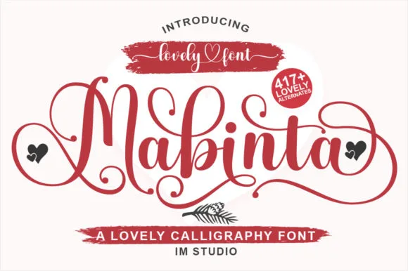 Mabinta Font Mabinta Font Poster 1