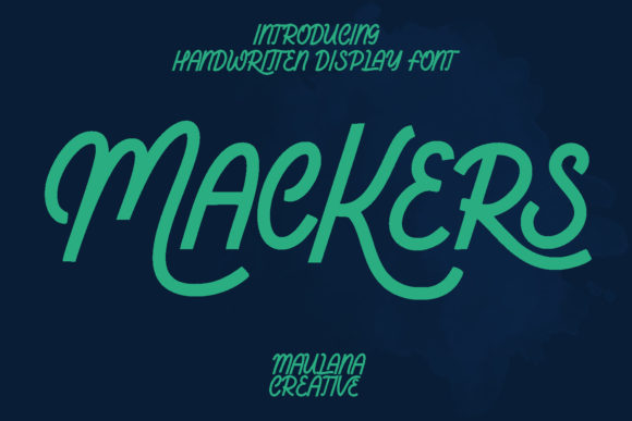 Mackers Font Poster 1