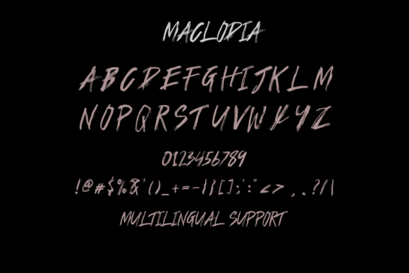 Maclodia Font Poster 3