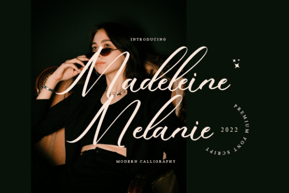 Madeleine Melanie Font Poster 1