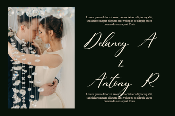 Madeleine Melanie Font Poster 11