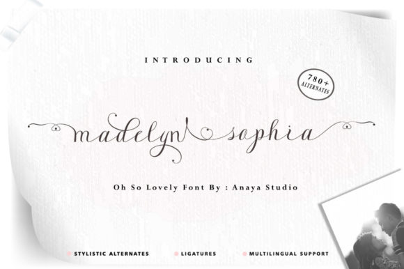 Madelyn Sophia Font Poster 1