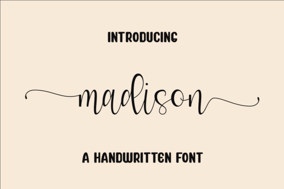 Madison Font Poster 1