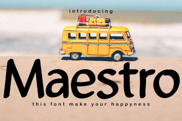 Maestro Font Poster 1