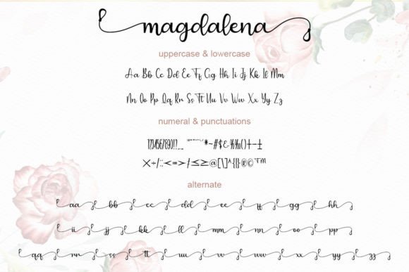 Magdalena Font Poster 4