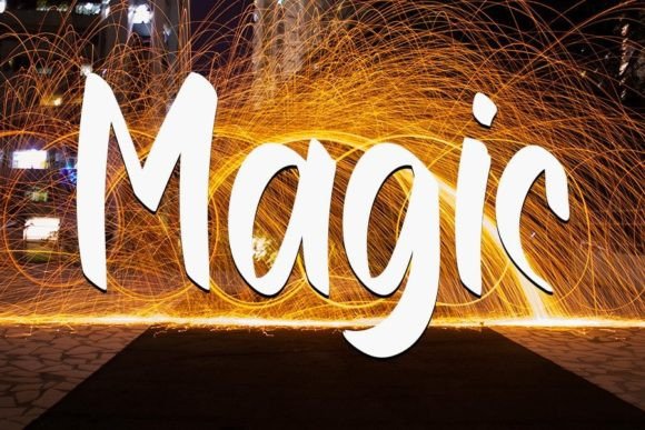 Magic Font Poster 1