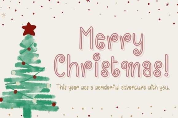 Magic Christmas Font Poster 8