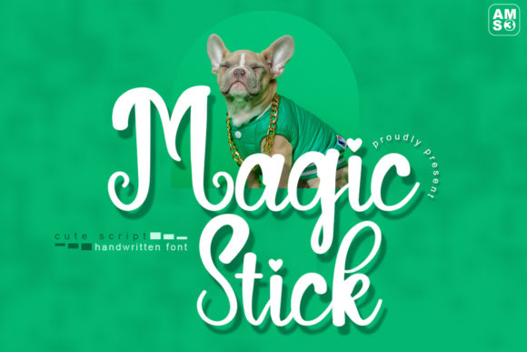 Magic Stick Font Poster 1