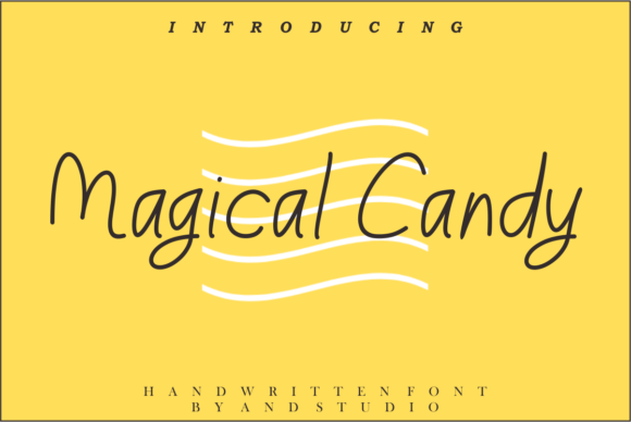 Magical Candy Font Poster 1