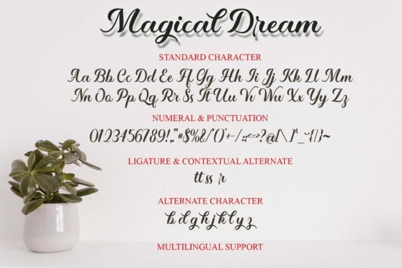 Magical Dream Font Poster 7