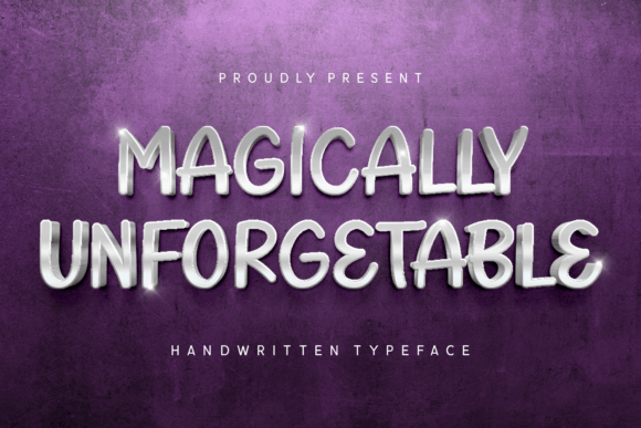 Magically Unforgettable Font