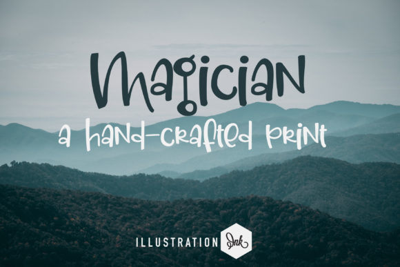 Magician Font Poster 1
