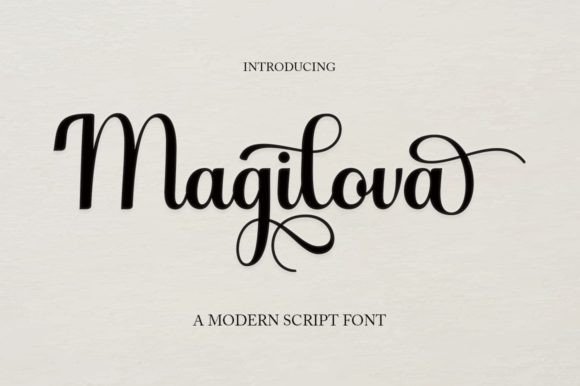 Magilova Font Poster 1