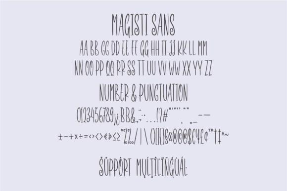 Magisti Duo Font Poster 9