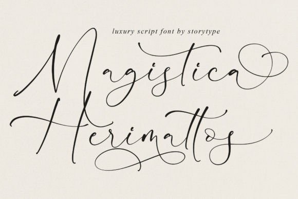 Magistica Herimattos Font Poster 1
