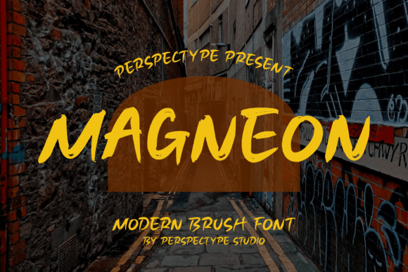 Magneon Font Poster 1