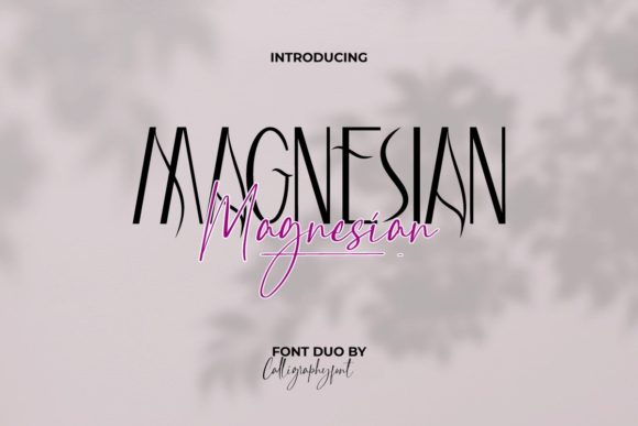 Magnesian Font Poster 1