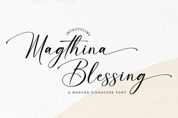 Magthina Blessing Font Poster 10