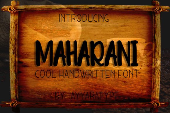 Maharani Font Poster 1