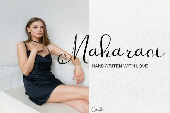 Maharani Font Maharani Font Poster 1