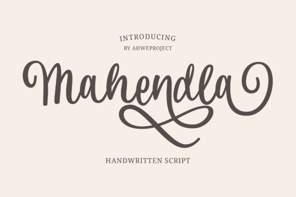 Mahendla Font Poster 1