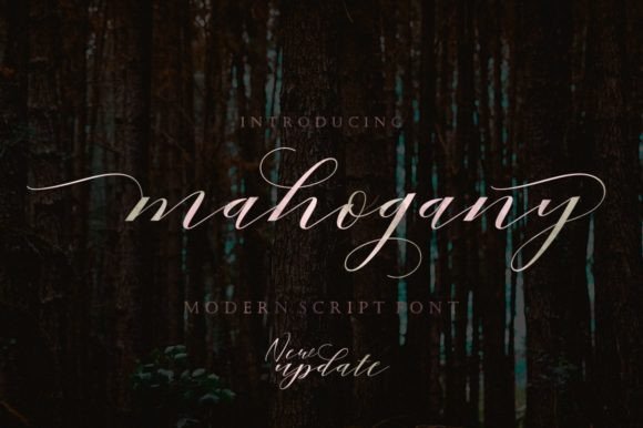 Mahogany Font Poster 1