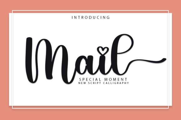 Mail Font Poster 1
