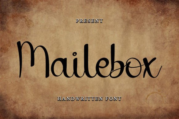 Mailbox Font Poster 1