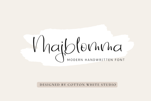 Majblomma Font Poster 1