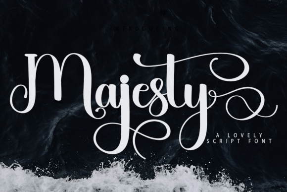 Majesty Font Majesty Font Poster 1