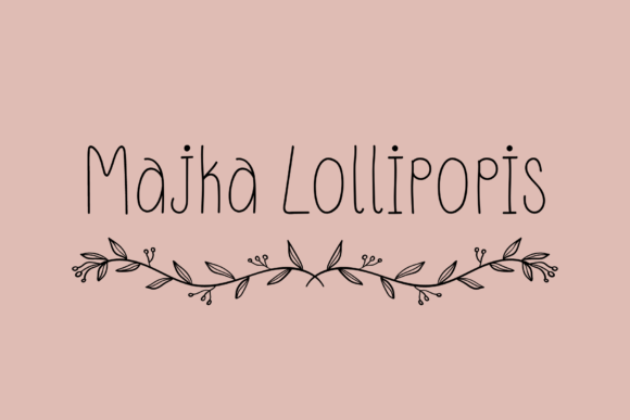 Majka Lollopopis Font Poster 1