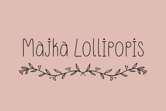 Majka Lollopopis Font Majka Lollopopis Font Poster 1