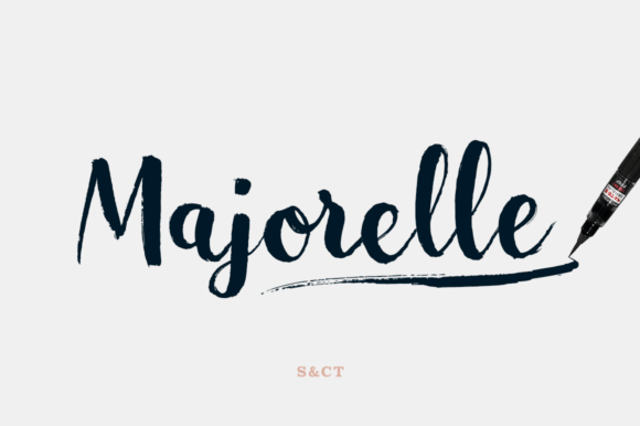 Majorelle Font Poster 1