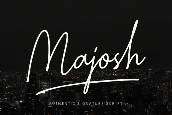 Majosh Font Poster 1