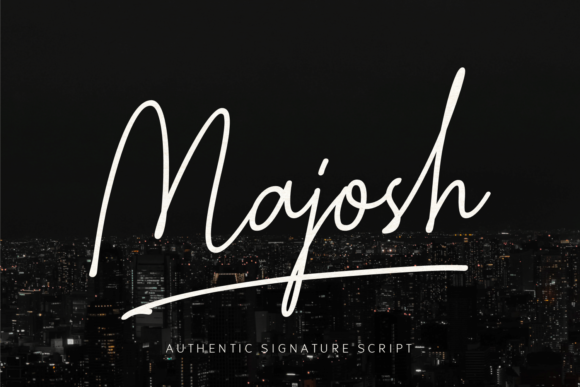 Majosh Font Majosh Font Poster 1