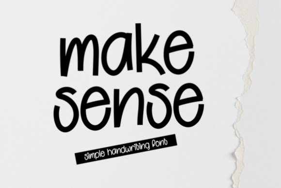 Make Sense Font Poster 1