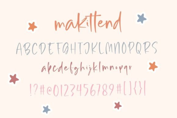 Makittend Font Poster 3