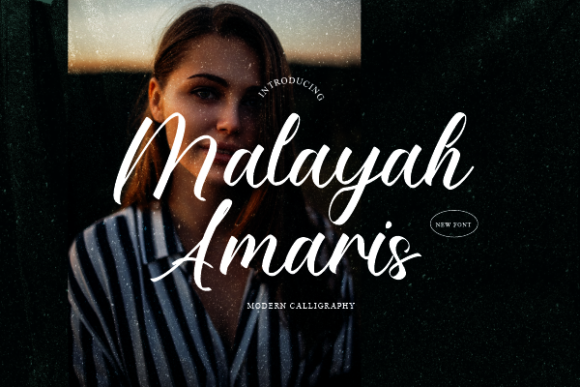 Malayah Amaris Font Poster 1