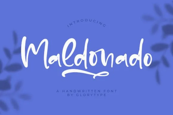 Maldonado Font Maldonado Font Poster 1