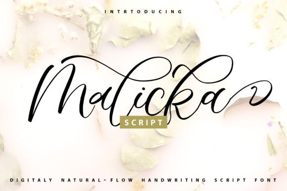 Malicka Font Poster 1