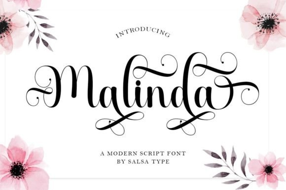 Malinda Font Poster 1