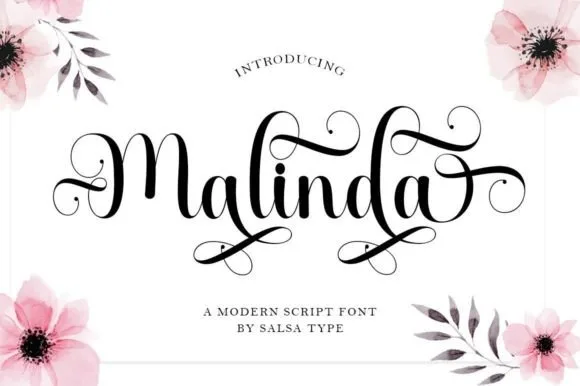 Malinda Font Malinda Font Poster 1
