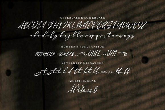 Malliget Font Poster 6