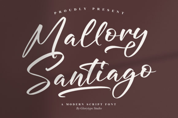 Mallory Santiago Font Poster 1