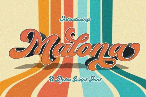 Malona Font Poster 1