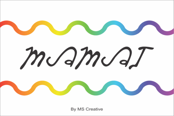 Mamat Font Mamat Font Poster 1
