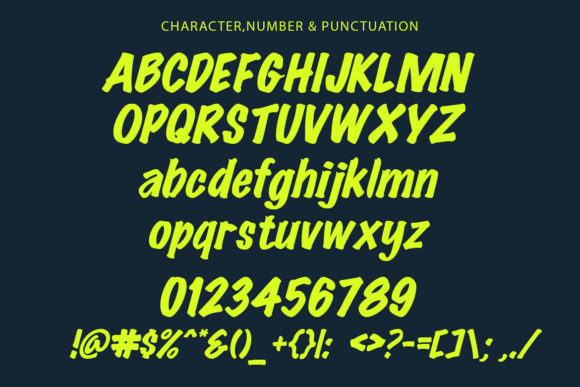 Mamboro Font Poster 2