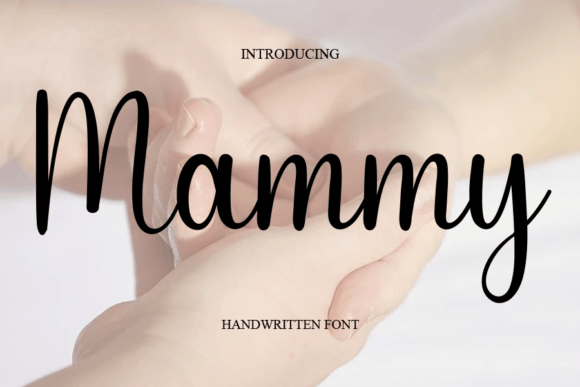 Mammy Font Poster 1