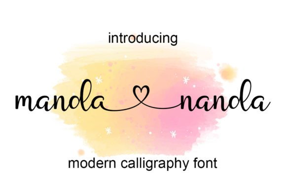 Manda Nanda Font Poster 1